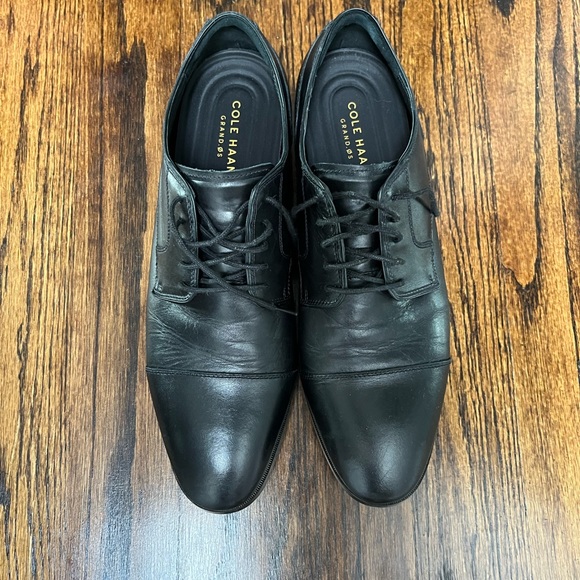 Cole Hann - black dress shoes. Size 13w - Picture 2 of 5